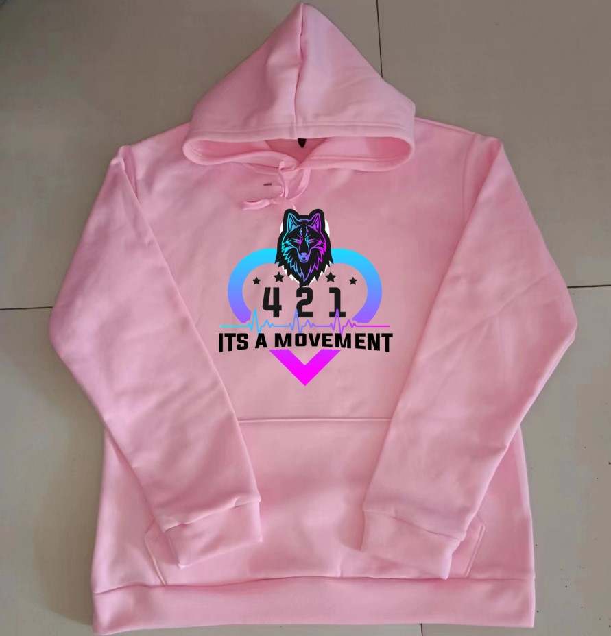 Unisex Pullover Hoodie (Light Pink)